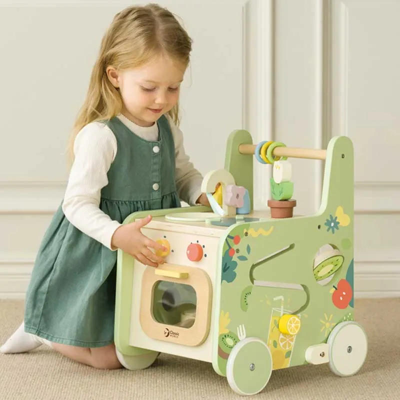 Wooden walker Classic World 2 in 1 Small kitchen for children