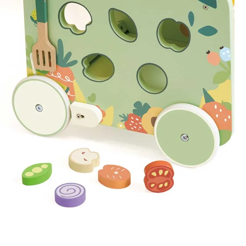 Wooden walker Classic World 2 in 1 Small kitchen for children