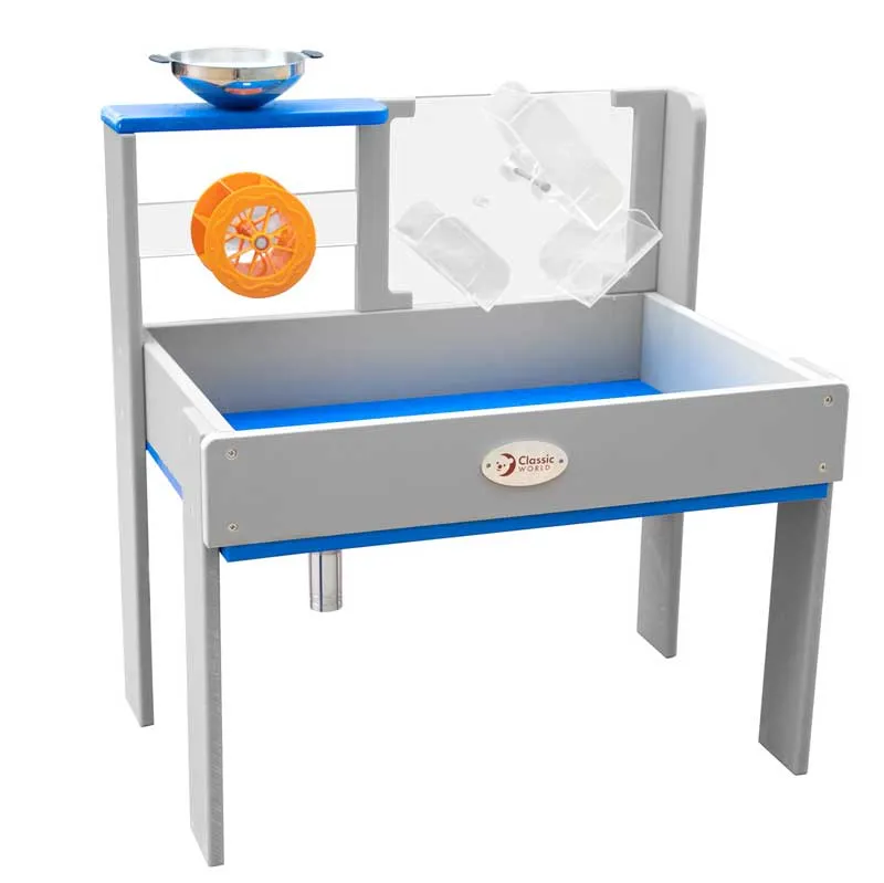 Sensory play set with water and sand Classic World made of wood