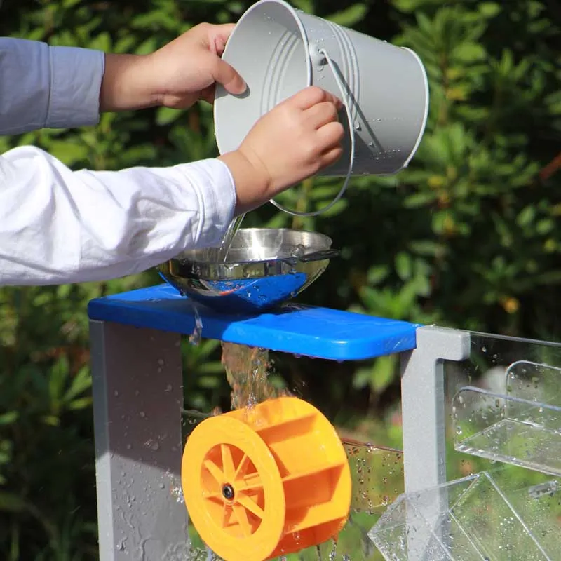 Sensory play set with water and sand Classic World made of wood