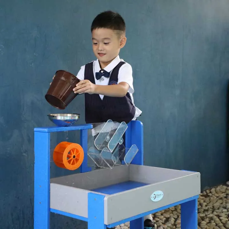 Sensory play set with water and sand Classic World made of wood