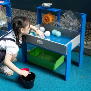 Sensory play set with water and sand Classic World made of wood