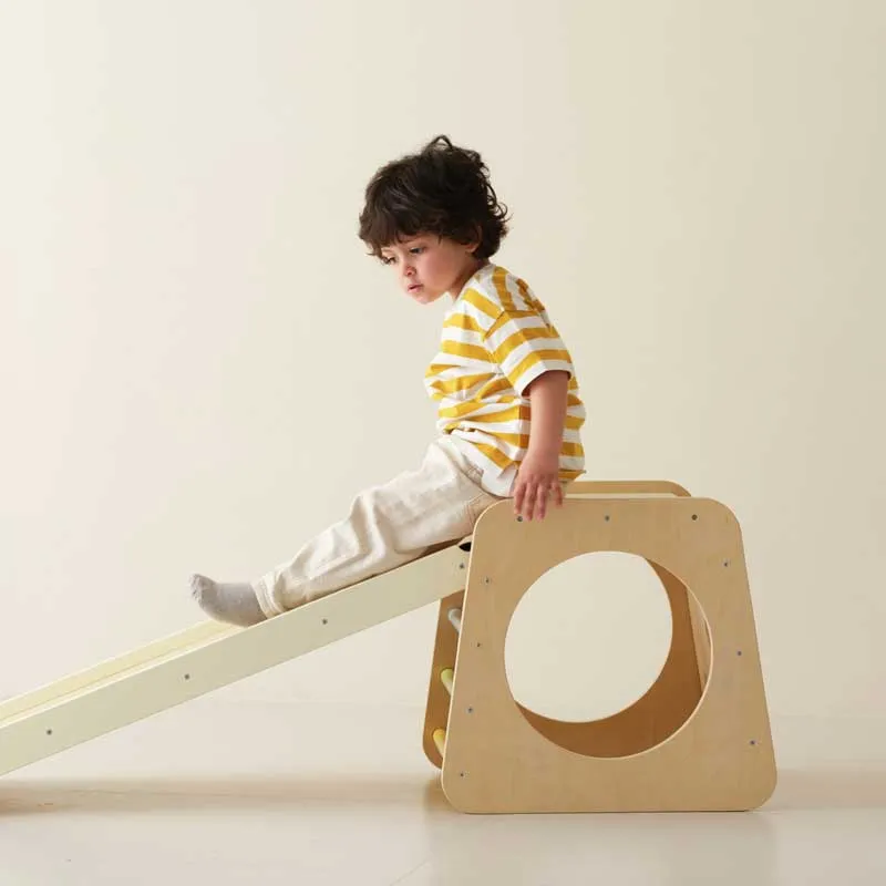 Folding wooden climbing set 5 in 1 Classic World for children over 1 year old.