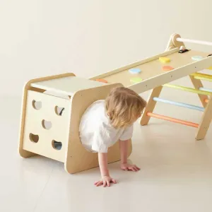 Folding wooden climbing set 5 in 1 Classic World for children over 1 year old.