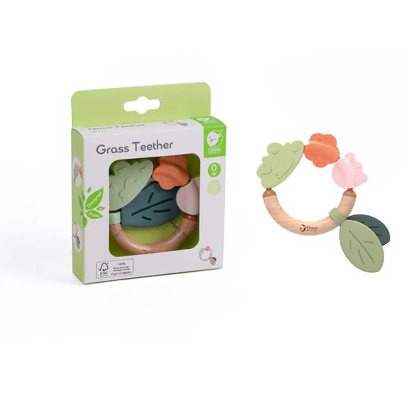 Silicone baby teether Leaf Classic World