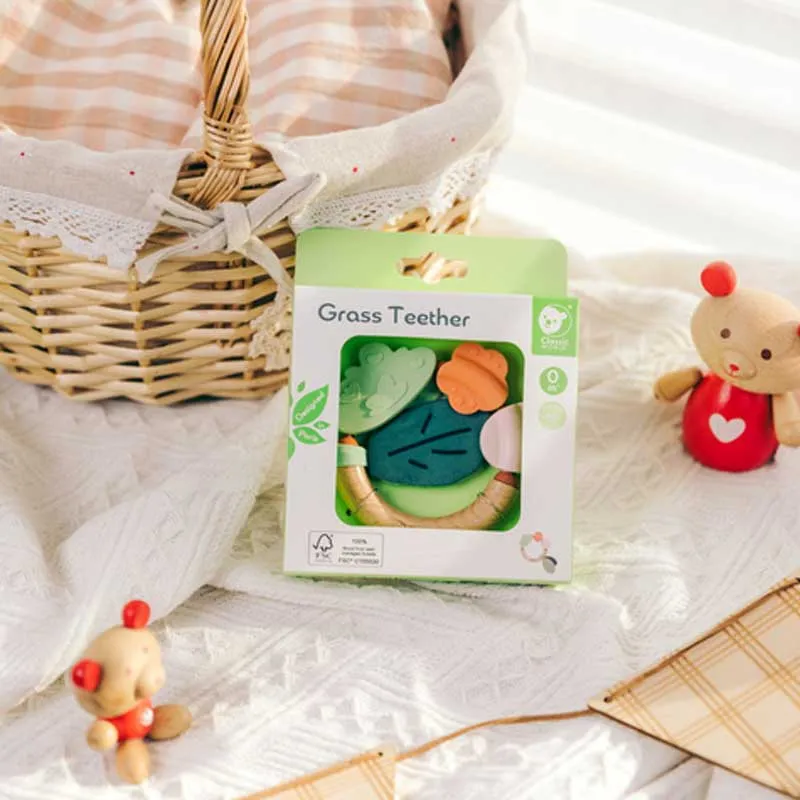 Silicone baby teether Leaf Classic World