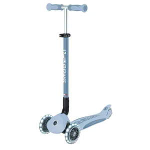 Scooter with seat 5 in 1 GLOBBER GO UP DELUXE LIGHTS ECOLOGIC 360° - pastel blue