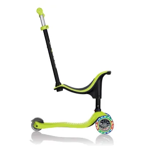 Тротинетка Globber 4 в 1 GO UP Sporty Lights - Зелена