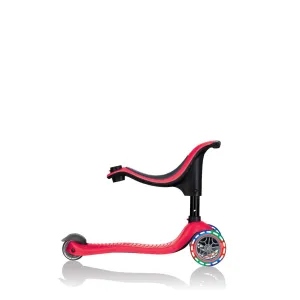 Тротинетка Globber 4 в 1 GO UP Sporty Lights - Червена