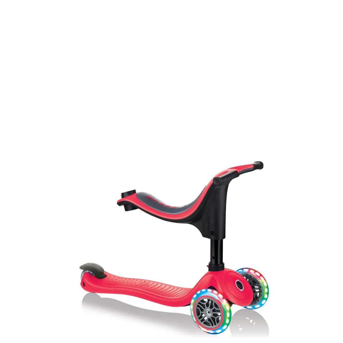 Тротинетка Globber 4 в 1 GO UP Sporty Lights - Червена