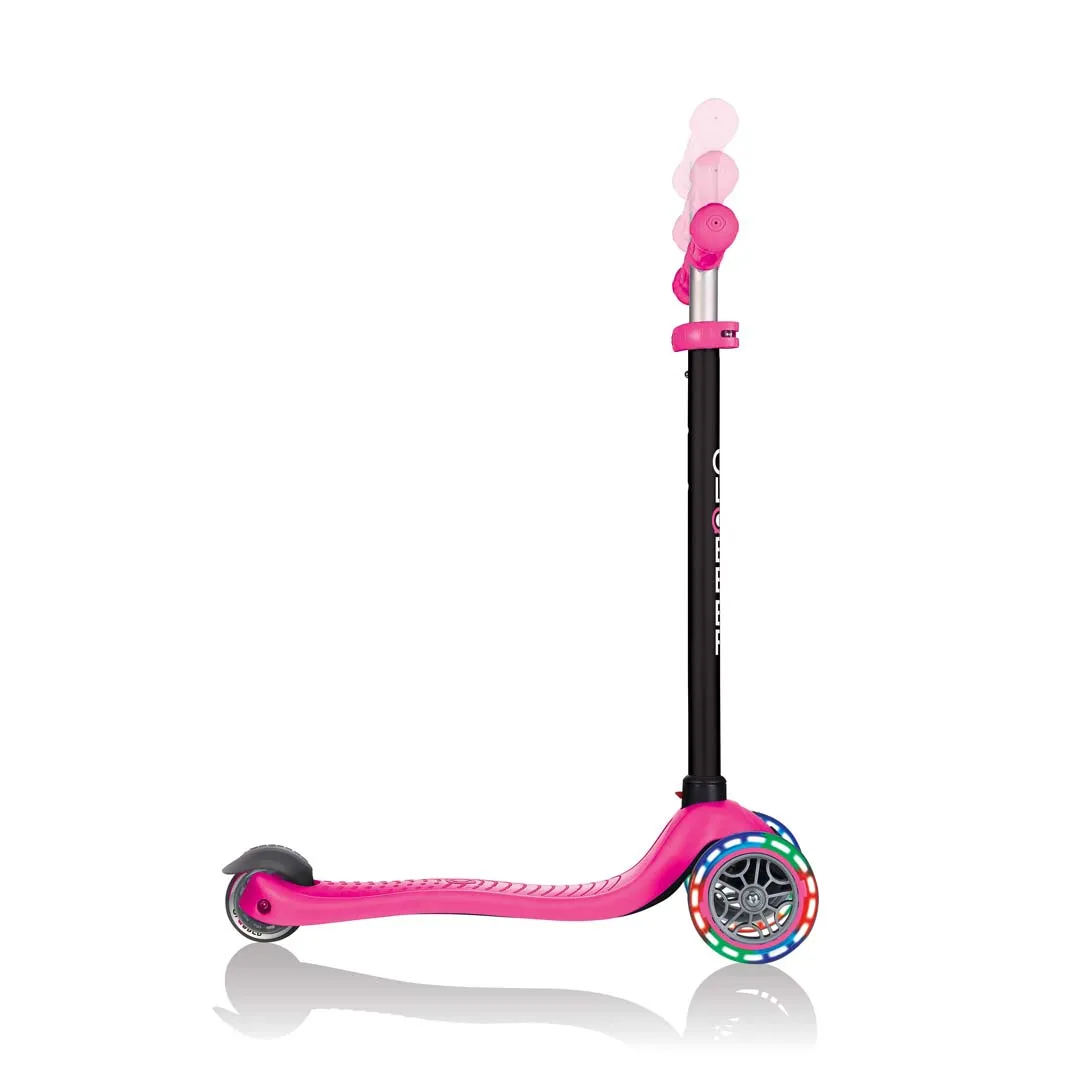 Тротинетка Globber 4 в 1 GO UP Sporty Lights - Розова