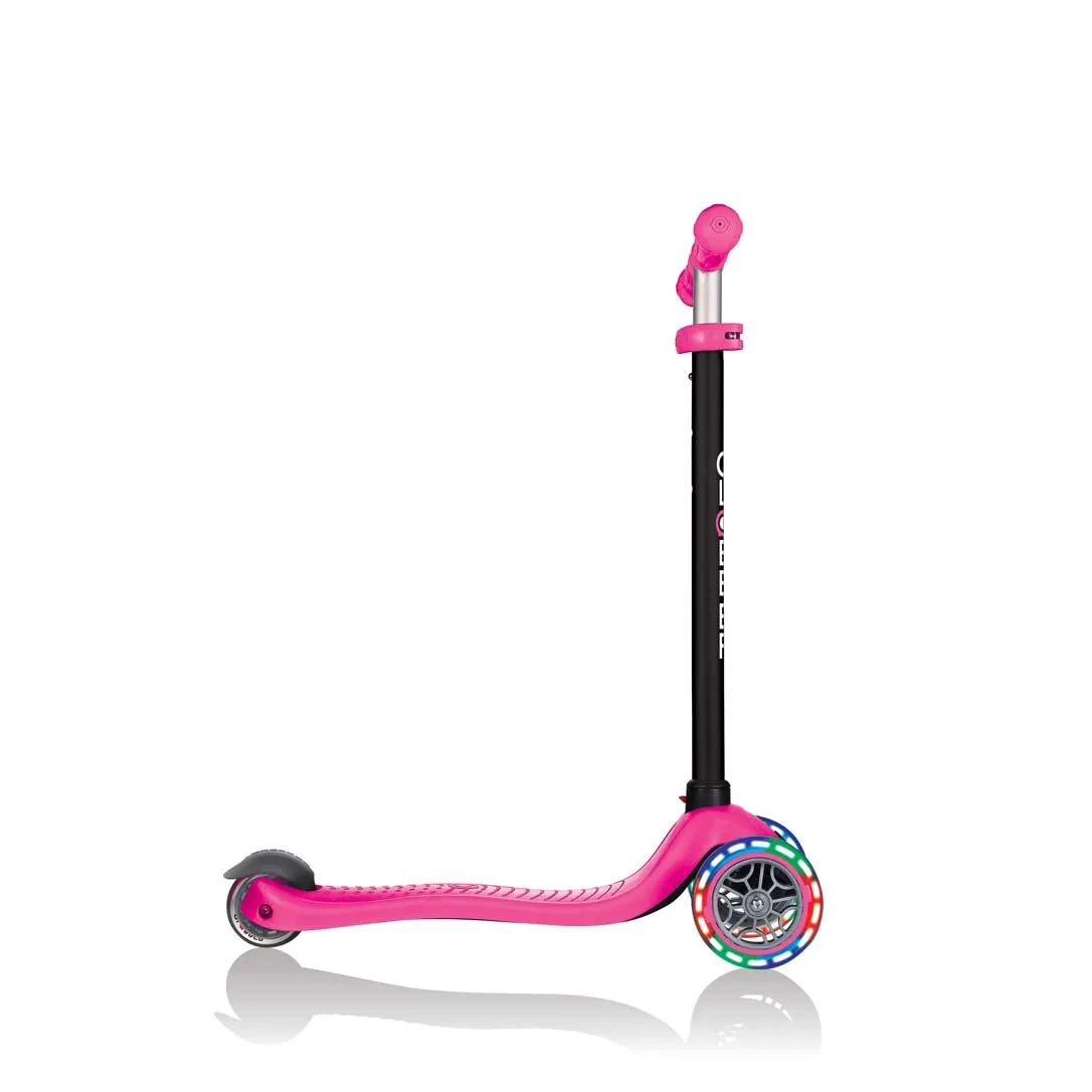 Тротинетка Globber 4 в 1 GO UP Sporty Lights - Розова