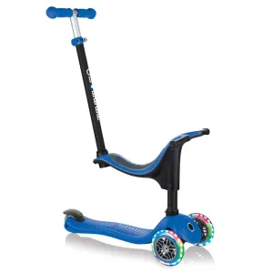 Тротинетка Globber 4 в 1 GO UP Sporty Lights - Синя