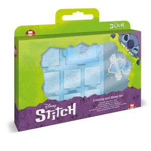 Creative set Stitch with 7 stamps, 3 markers, and a sketchbook