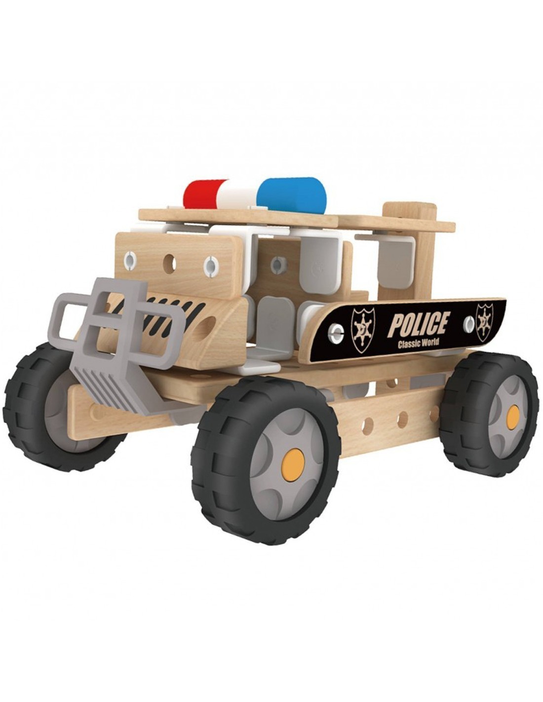 Дървен Конструктор – Полицейски Автомобил