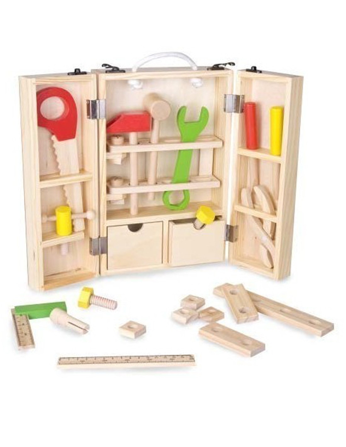 Дърводелски Комплект с Инструменти За Деца