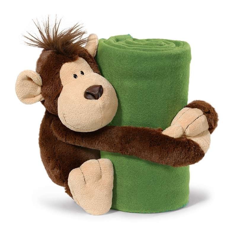 Одеяло с Плюшена Играчка Mаймунка