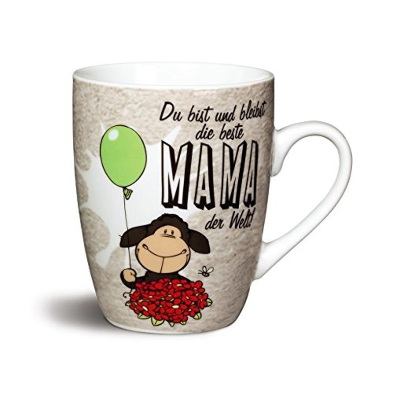 Порцеланова Чаша с Надпис “Du Bist Und Bleibt Die Beste Mama Der Welt!”
