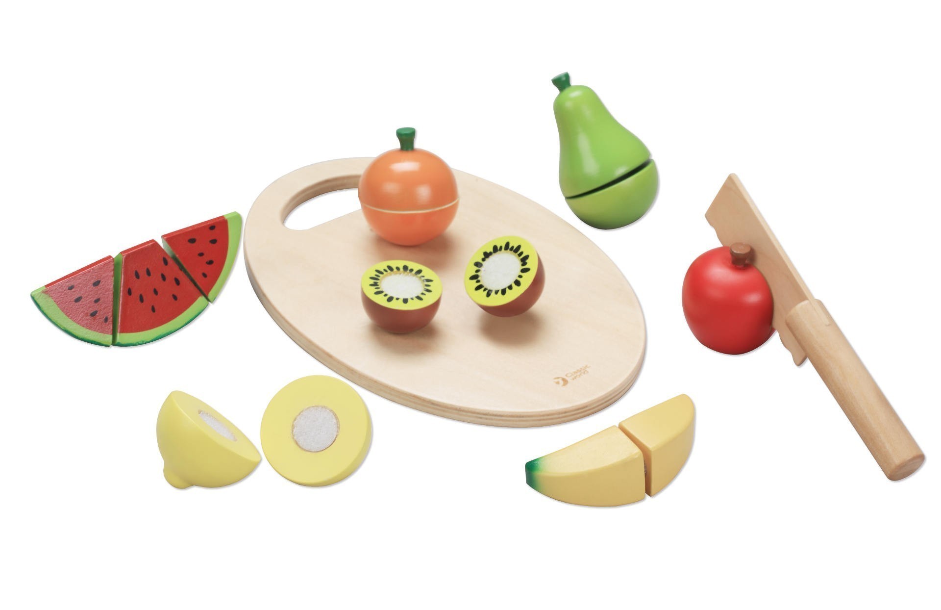 Детски Дървен Комплект За Рязане – Плодове