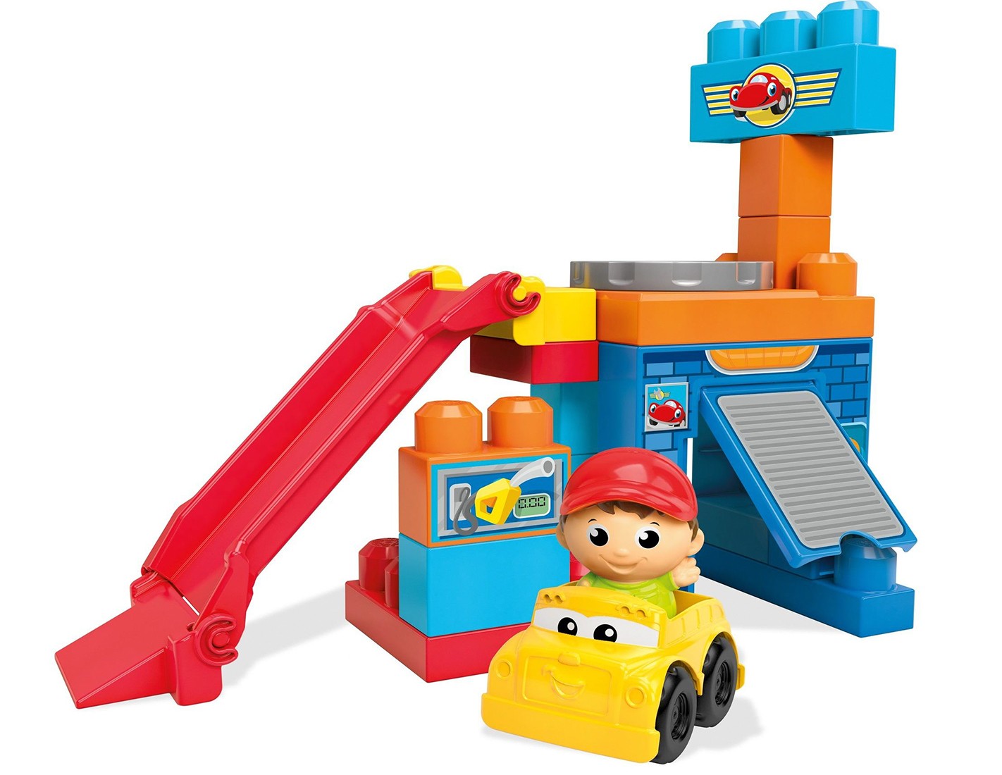 Детски Строител – Въртящият Се Гараж, Mega Bloks